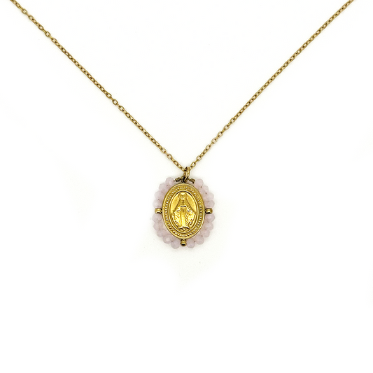 Virgen Milagrosa Pequeño - (Acero Quirúrgico Waterproof)