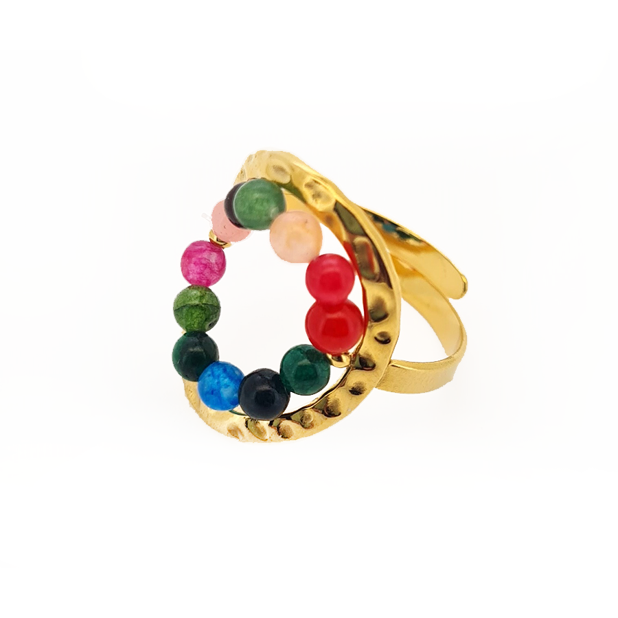 Anillo Arco Iris (Acero Quirúrgico Waterproof)