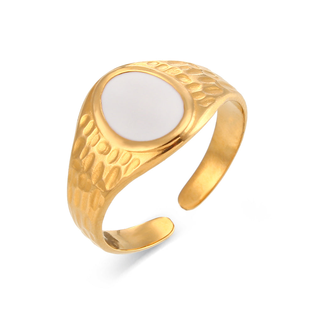 Anillo Esther - (Acero Quirúrgico Waterproof)