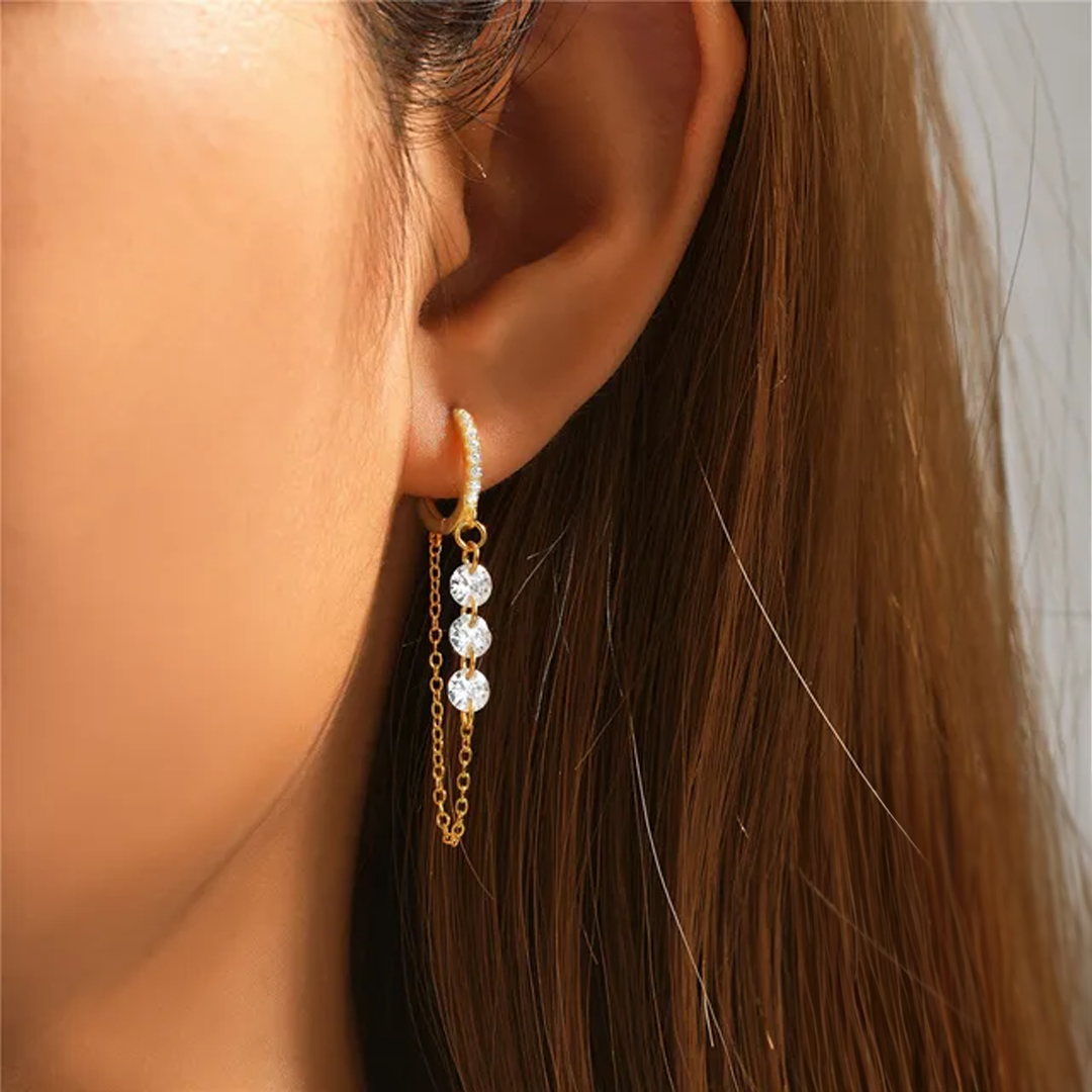 Pendientes Loreto - (Plata de Ley 925)