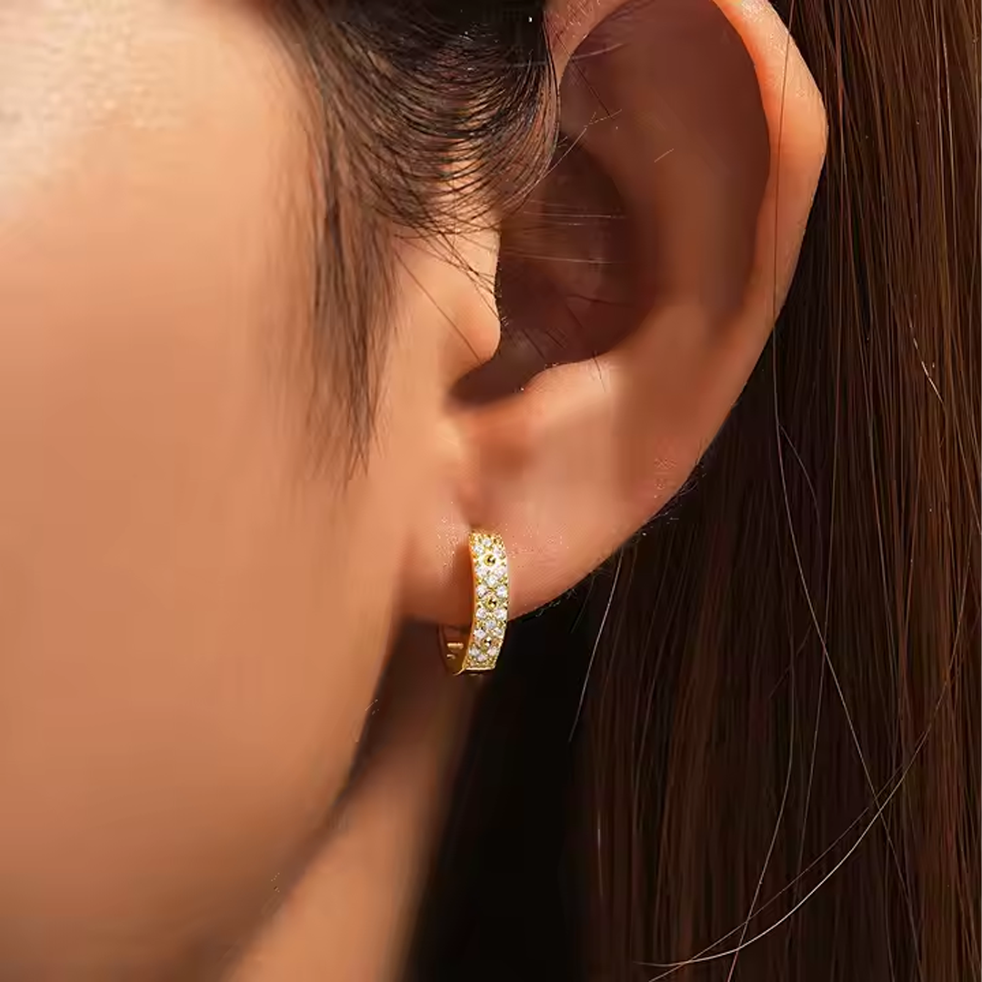 Pendientes Manuela Oro - (Plata de Ley 925)