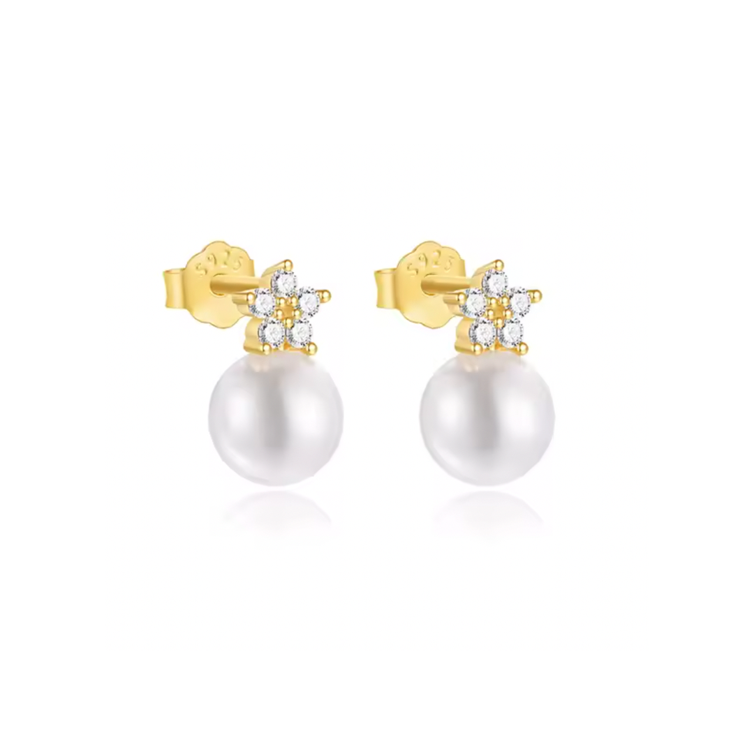 Pendientes Carlita - (Plata de Ley 925)