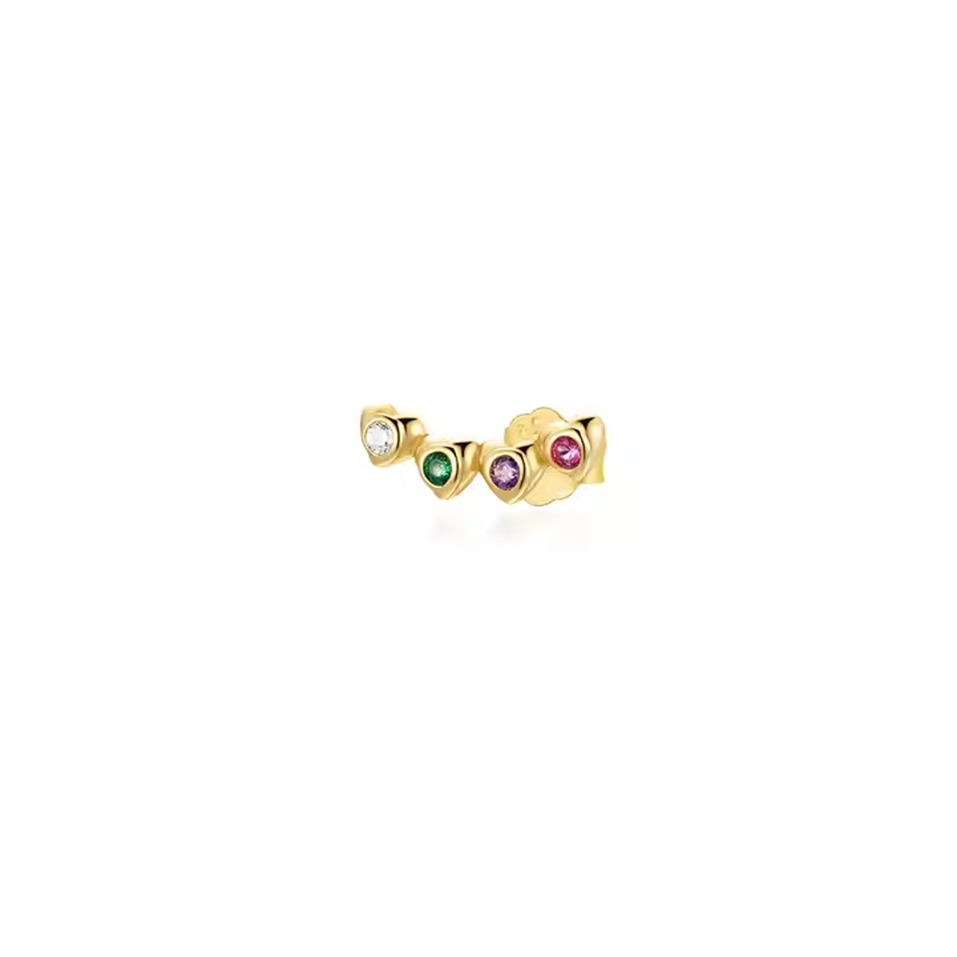 Pendientes Juncal Colores - (Plata de Ley 925)
