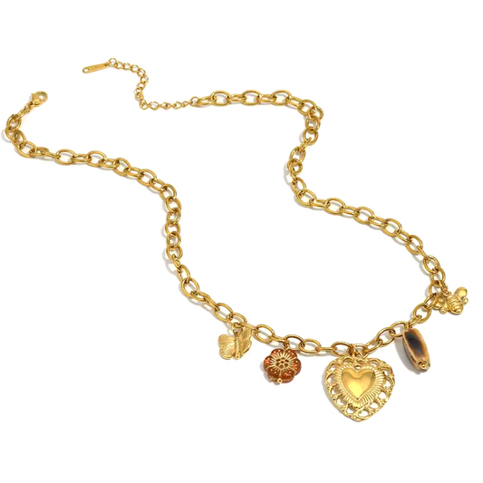 Collar Ámbar - (Acero Quirúrgico Waterproof)