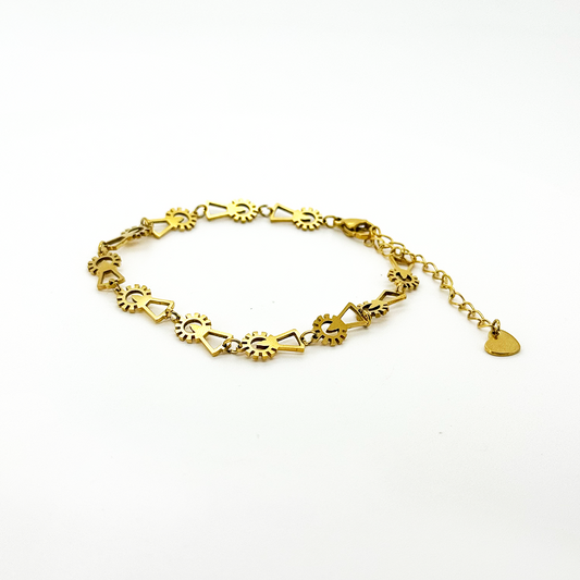 Pulsera Virgen Del Pilar Cadenas - (Acero Quirúrgico Waterproof)