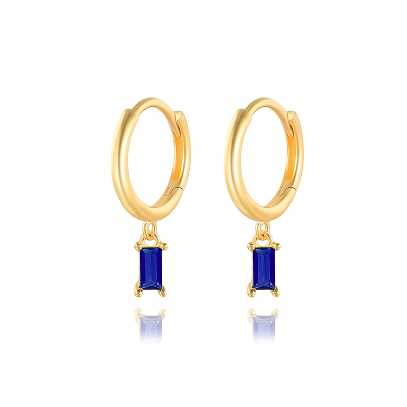 Pendientes Pilar Azul - (Plata de Ley 925) - Mimiló