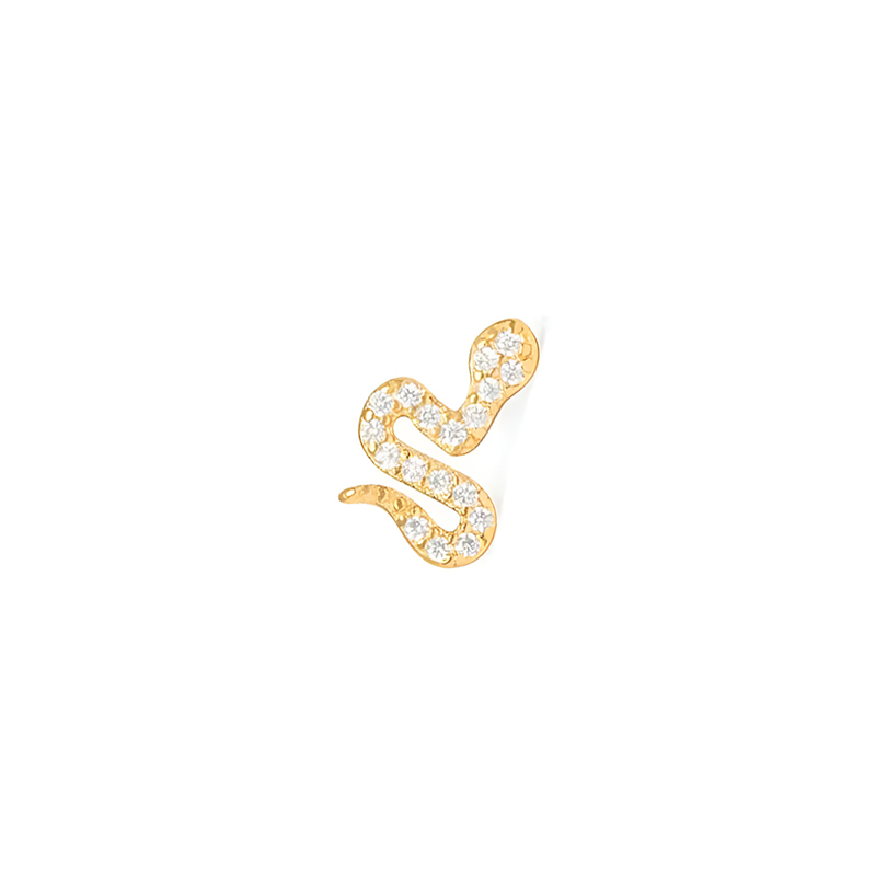 Pendientes Brilli Snake - (Plata de Ley 925) - Mimiló