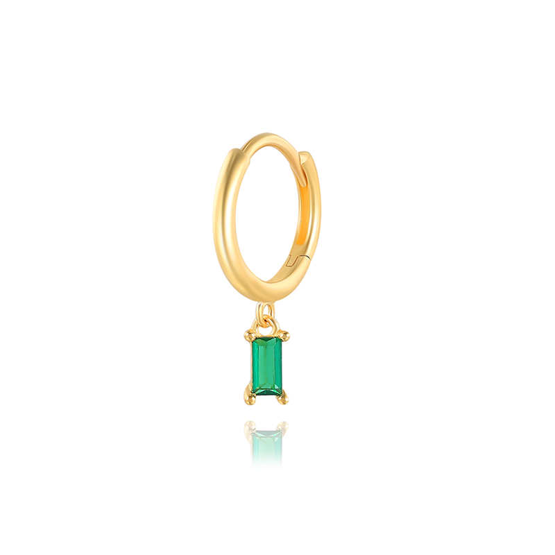 Pendiente Pilar Verdes - (Plata de Ley 925) - Mimiló