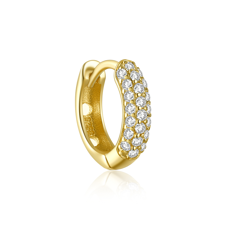 Aros Verónica Oro - (Plata de Ley 925) - Mimiló