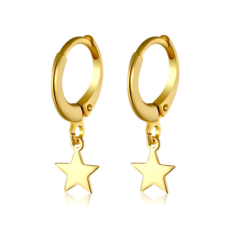 Aros Jimena Star - (Plata de Ley 925) - Mimiló