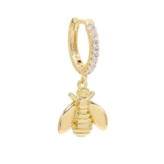 Aros Abejita Brilli - (Plata de Ley 925)