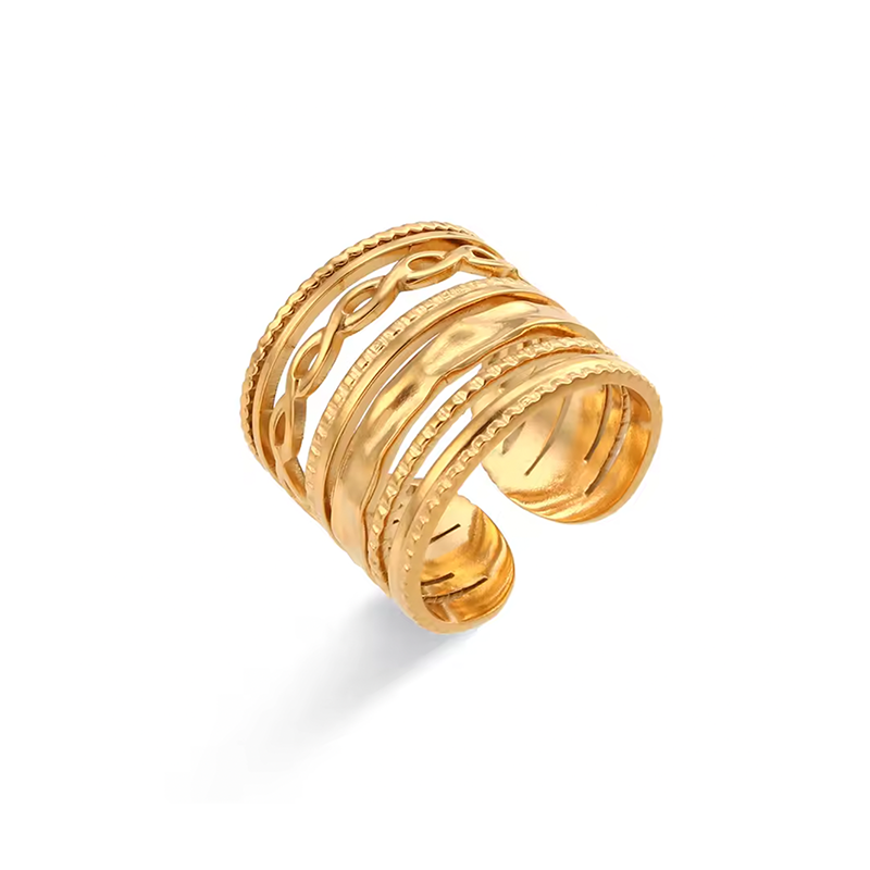 Anillo Siria - (Acero Quirúrgico Waterproof)