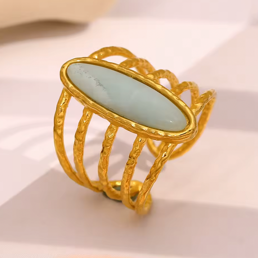 Anillo Antonia - (Acero Quirúrgico Waterproof)