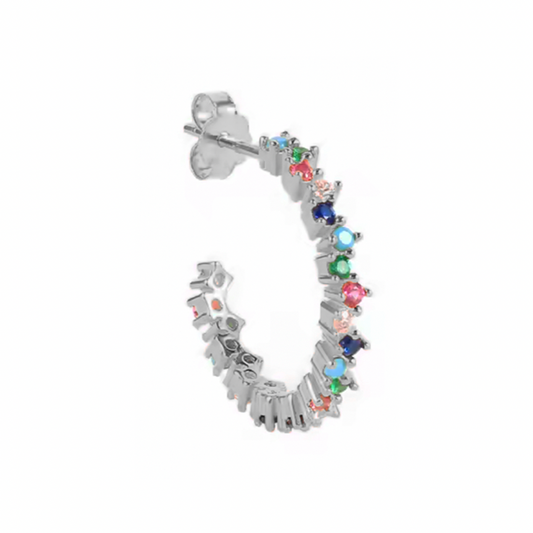 Aros New Chic Plata - (Plata de Ley 925)