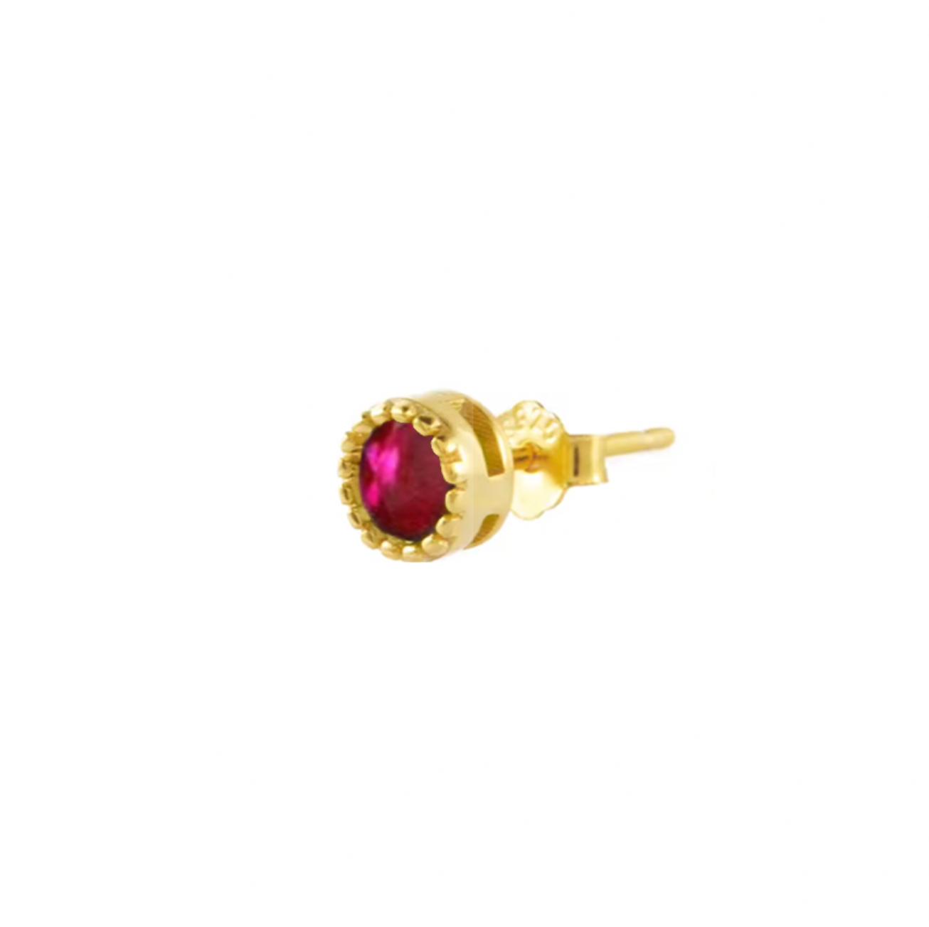 Pendiente Carla Fucsia - (Plata de Ley 925)
