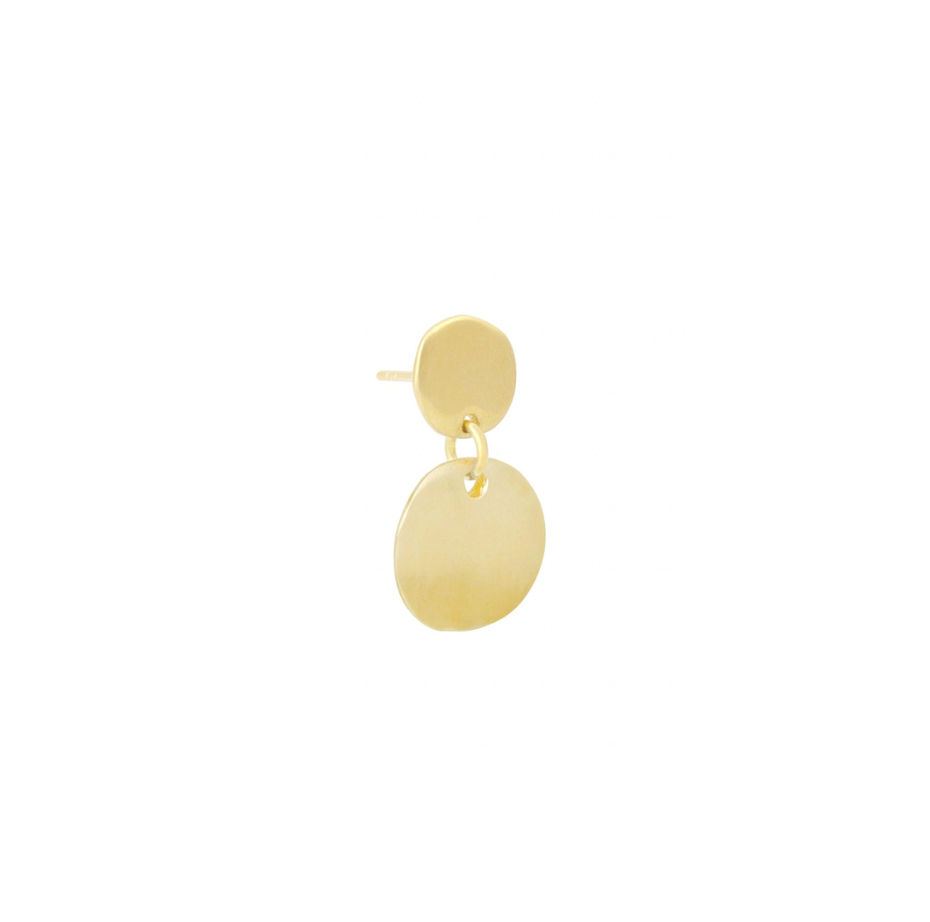 Pendientes Doble Chapa - (Plata de Ley 925)