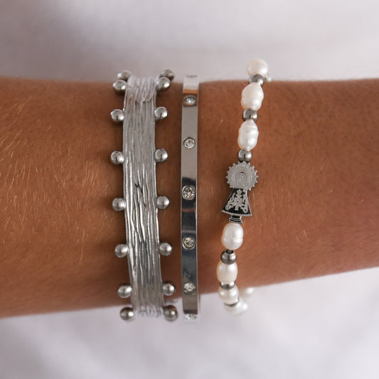 Pulsera Vera Plata - (Acero Quirúrgico Waterproof) - Mimiló