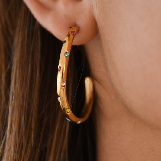 Gran Aro Colorinchis - (Acero Quirúrgico Waterproof) - Mimiló