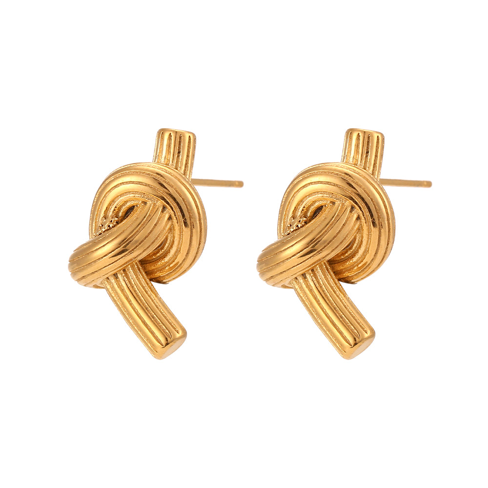 Pendientes Nudo - (Acero Quirúrgico Waterproof) - Mimiló