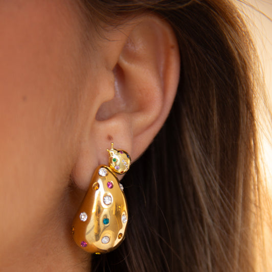 Pendientes Gota Colorinchis - (Acero Quirúrgico Waterproof) - Mimiló