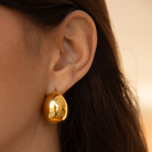 Pendientes Benasque Plata - (Acero Quirúrgico Waterproof) - Mimiló