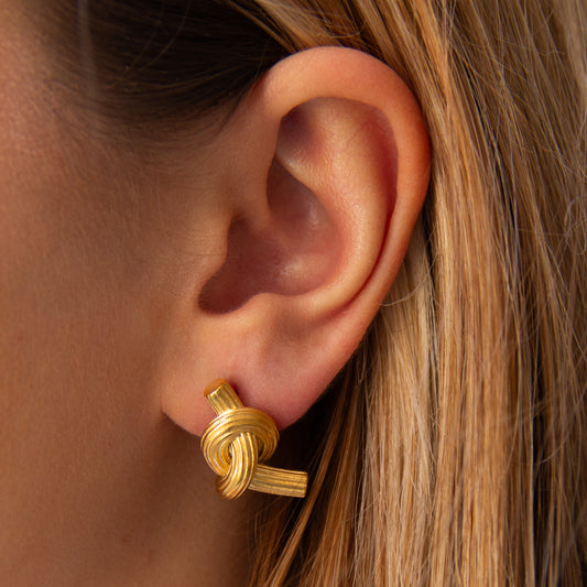 Pendientes Nudo - (Acero Quirúrgico Waterproof) - Mimiló