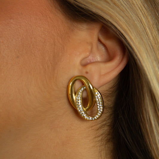 Pendientes Ocho - (Acero Quirúrgico Waterproof) - Mimiló