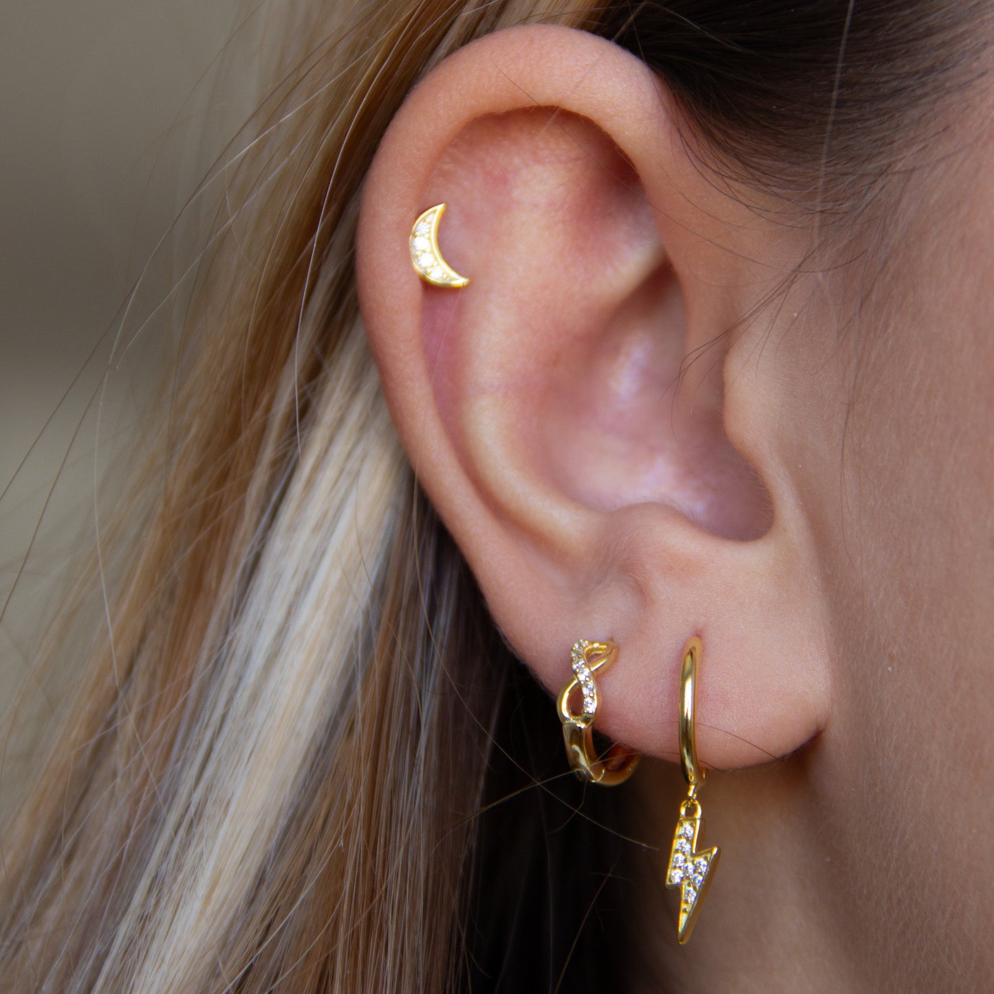 Pendientes Mini Astros - (Plata de Ley 925) - Mimiló