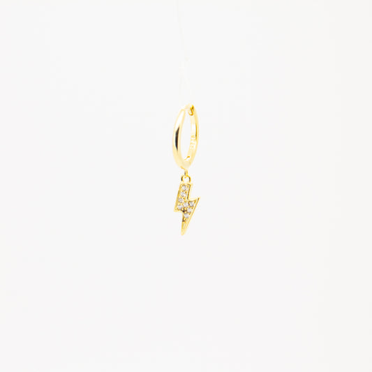 Aros Rayitos Oro - (Plata de Ley 925) - Mimiló