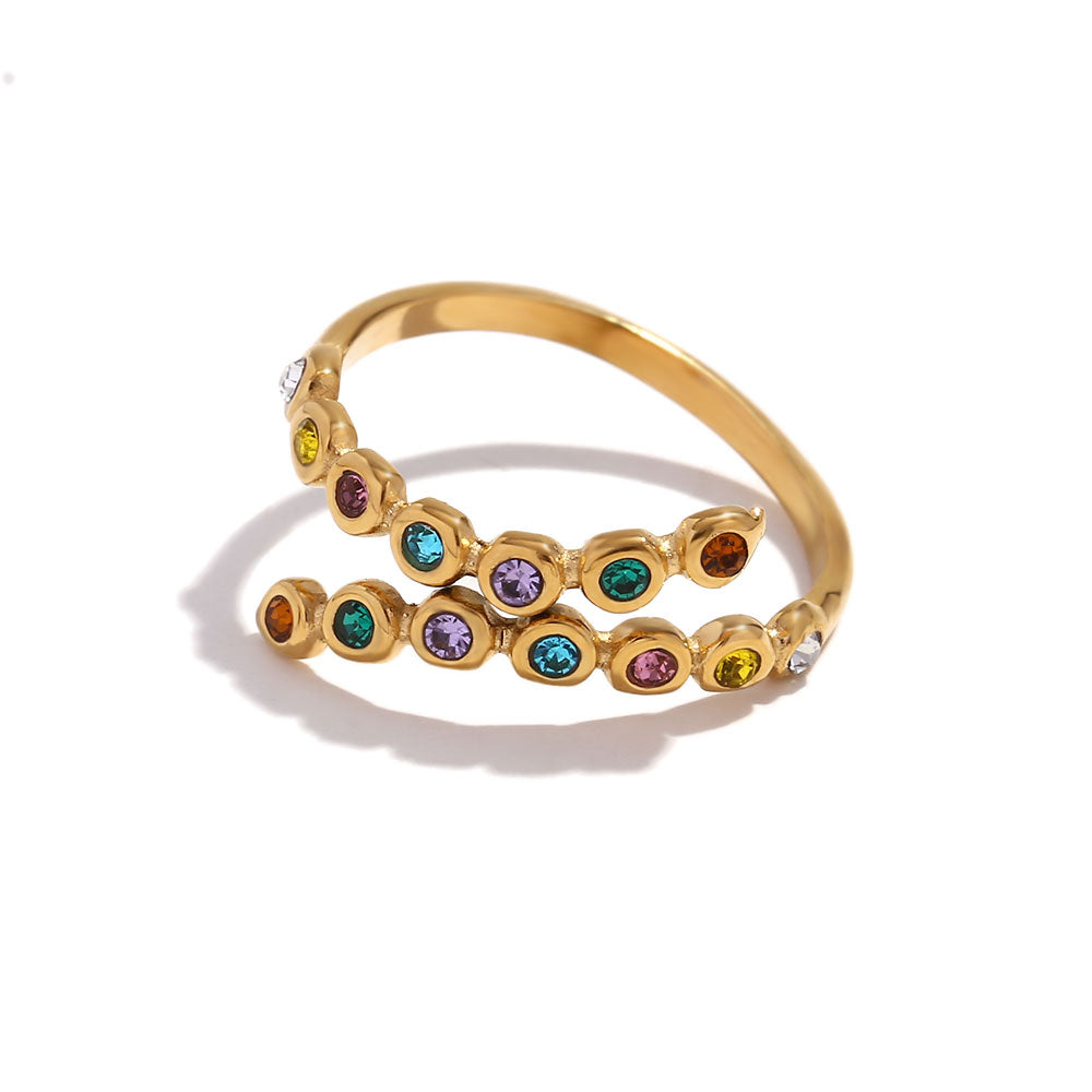 Anillo Holanda Colores - (Acero Quirúrgico Waterproof)