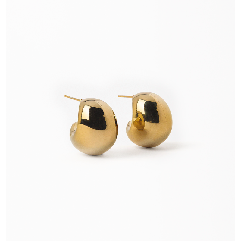 Pendientes Benasque Oro - (Acero Quirúrgico Waterproof) - Mimiló