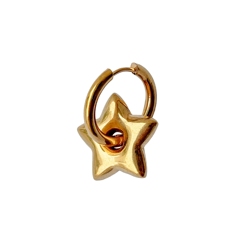 Pendientes Estrella - (Acero Quirúrgico Waterproof)