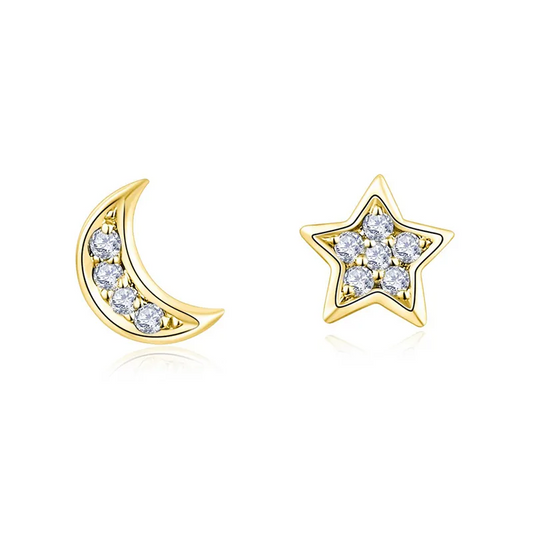 Pendientes Mini Astros - (Plata de Ley 925) - Mimiló