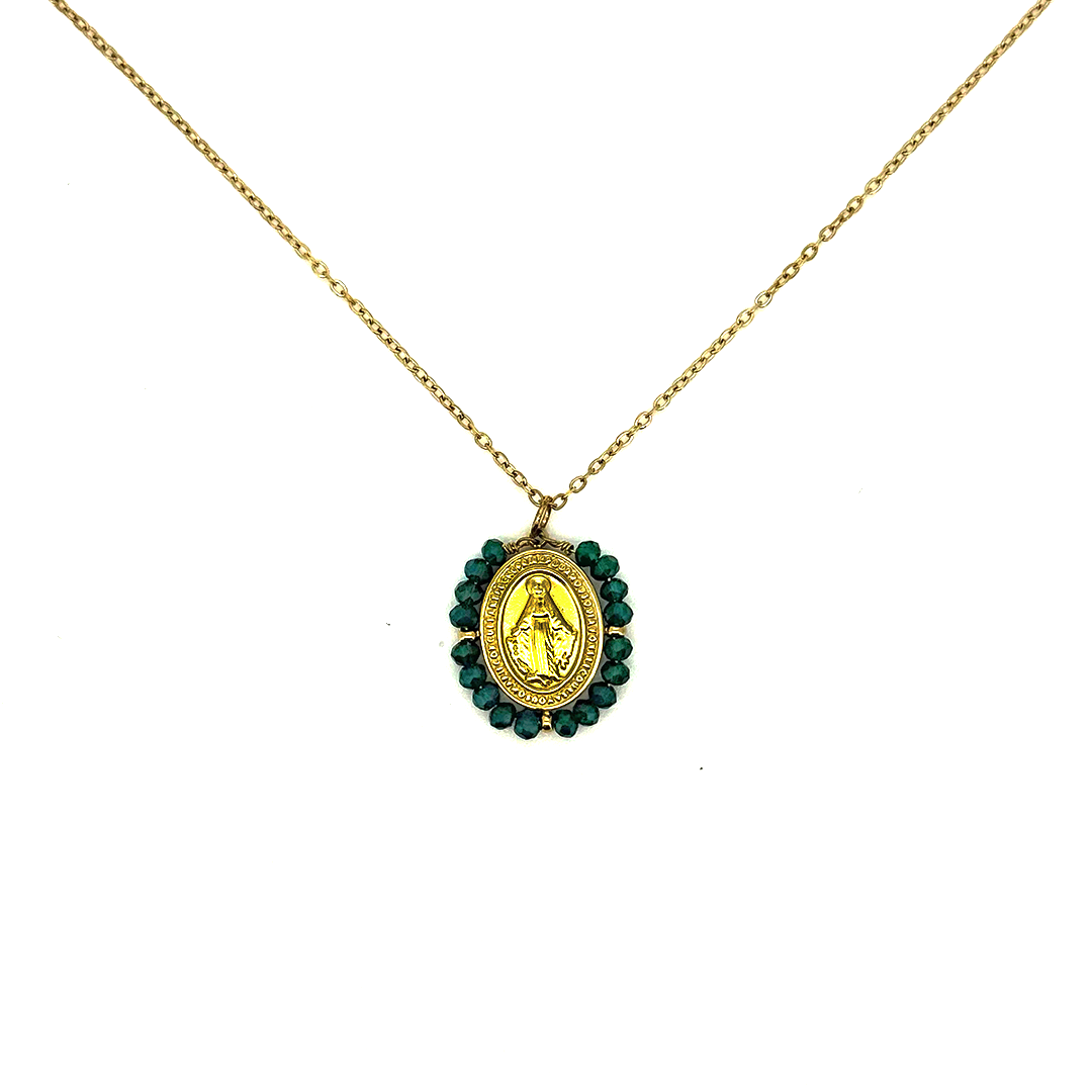 Virgen Milagrosa Pequeño - (Acero Quirúrgico Waterproof)