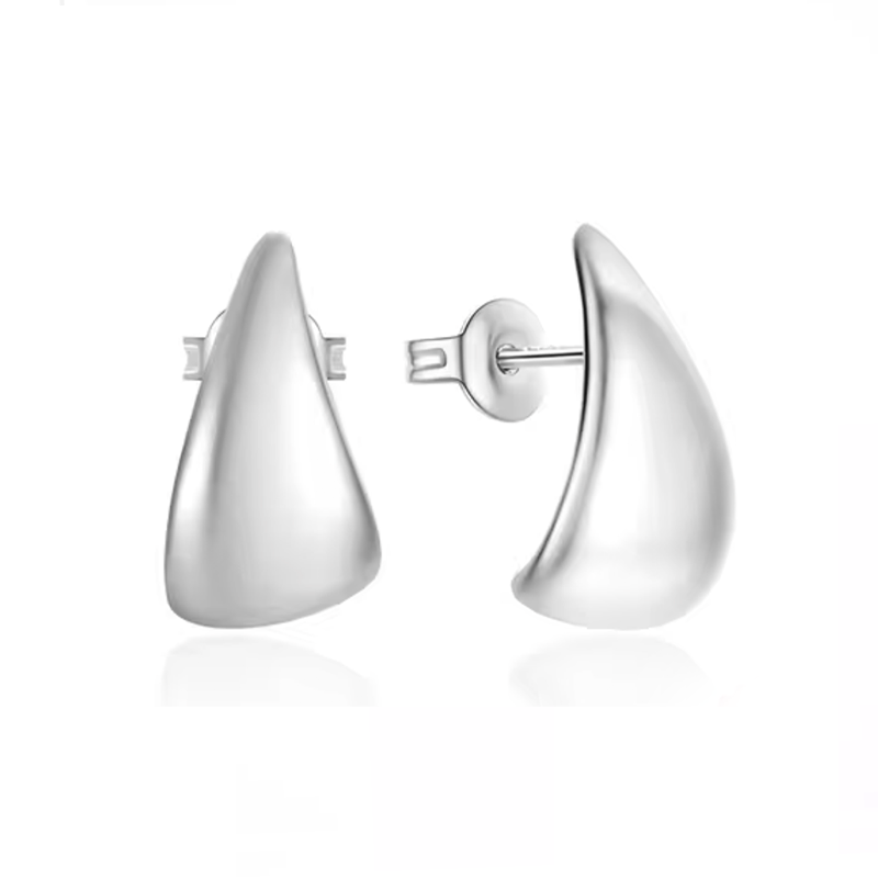 Pendientes New Gota Plata - (Plata de Ley 925) - Mimiló