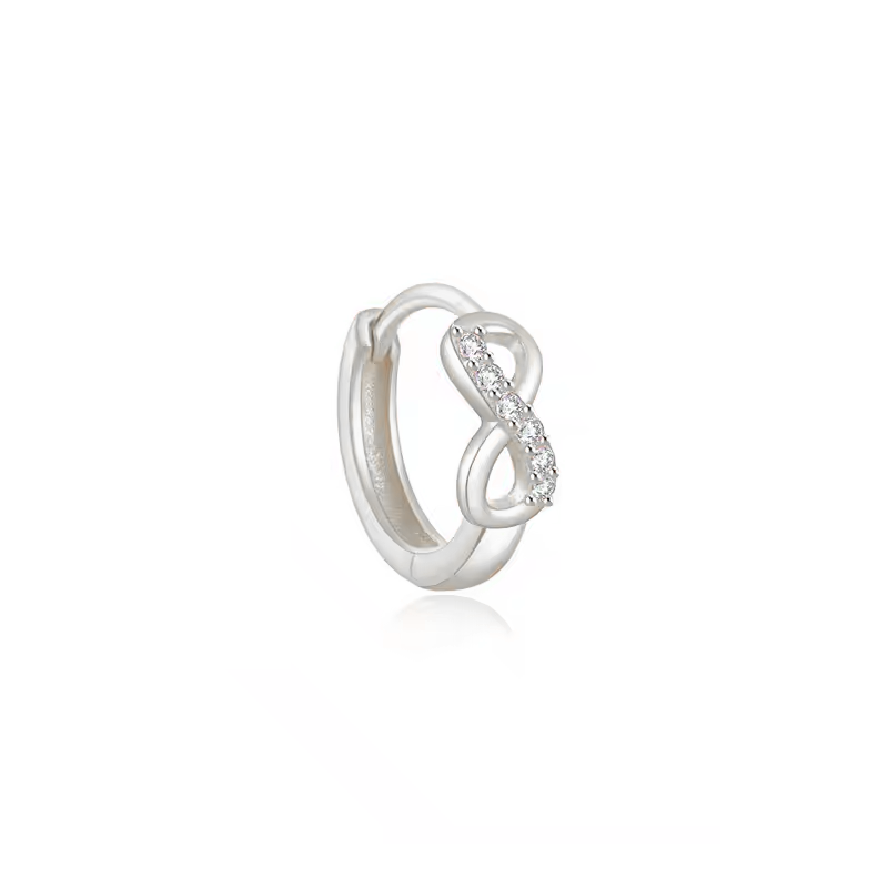 Aros Infinito Plata - (Plata de Ley 925) - Mimiló