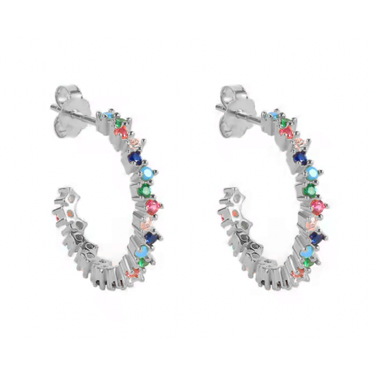 Aros New Chic Plata - (Plata de Ley 925)