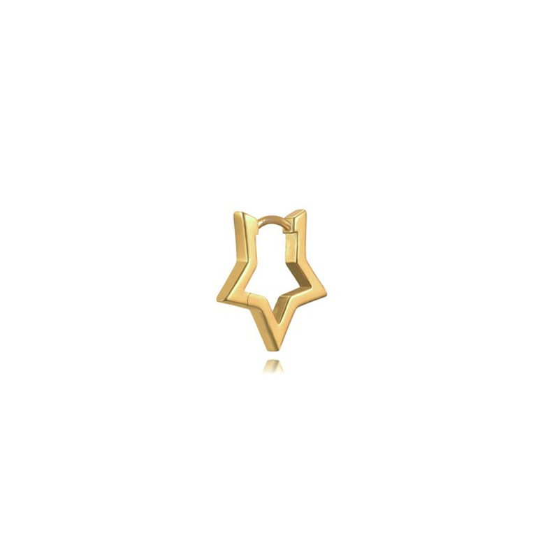 Pendientes Estrella Oro - (Plata de Ley 925) - Mimiló