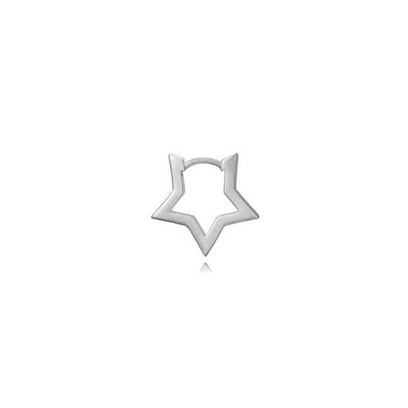 Pendientes Estrella Plata - (Plata de Ley 925) - Mimiló