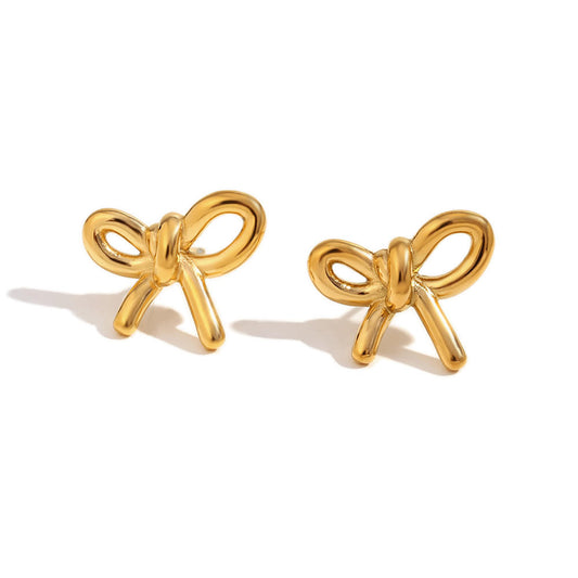 Pendientes Lacito - (Acero Quirúrgico Waterproof)