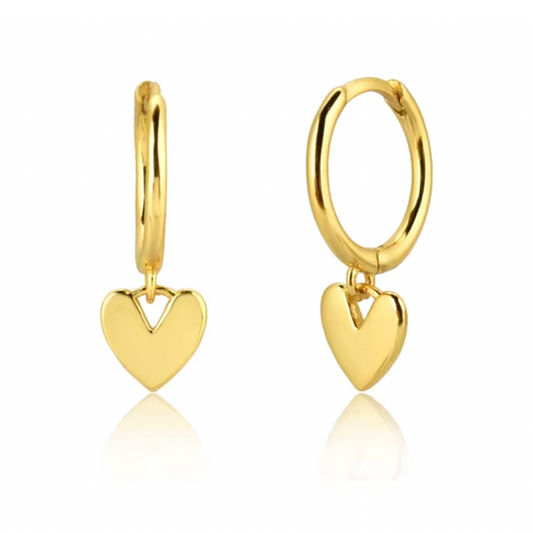Aros Pum Pum Oro - (Plata de Ley 925)