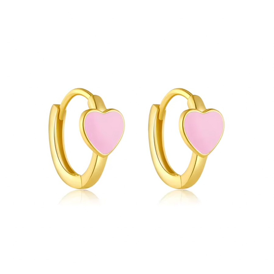 Aros Love Rosas - (Plata de Ley 925)
