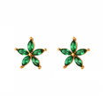 Pendientes Primavera Verdes - (Plata de Ley 925) - Mimiló