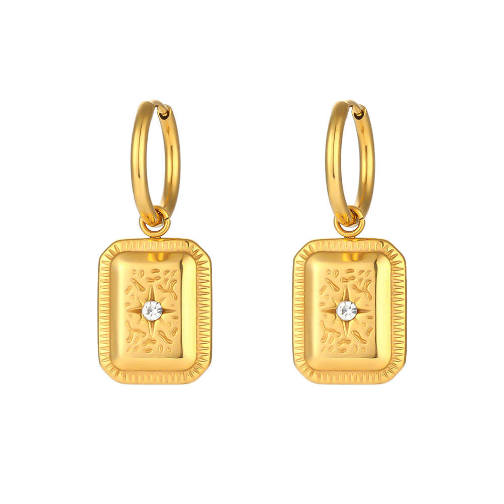 Pendientes Promesa - (Acero Quirúrgico Waterproof)
