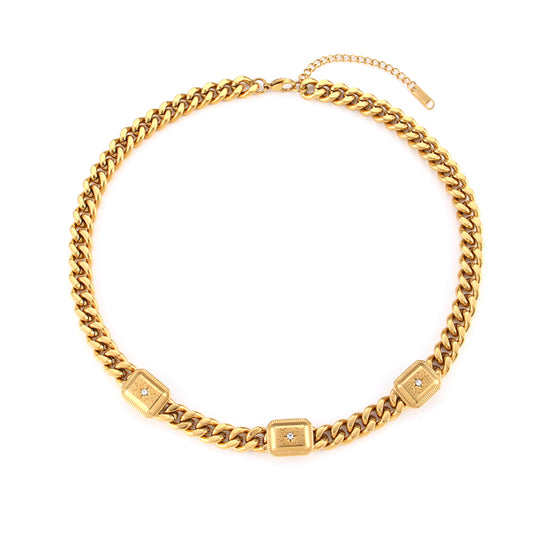 Collar Promesa - (Acero Quirúrgico Waterproof)