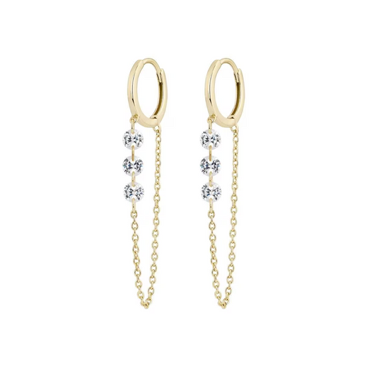 Pendientes Loreto - (Plata de Ley 925)