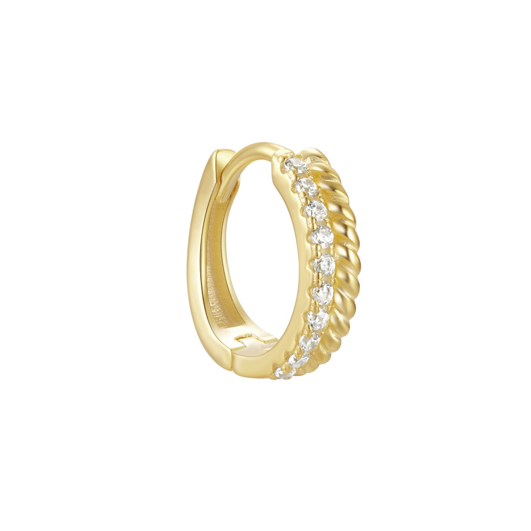 Aros Belinda Oro - (Plata de Ley 925)
