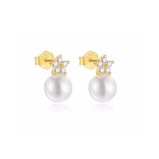 Pendientes Carlita - (Plata de Ley 925)