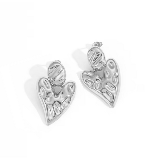 Pendientes Corazón - (Acero Quirúrgico Waterproof)