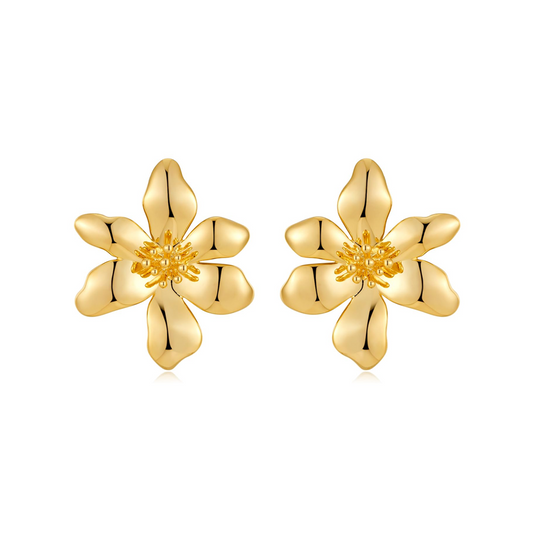 Pendientes Azahar - (Acero Quirúrgico Waterproof)